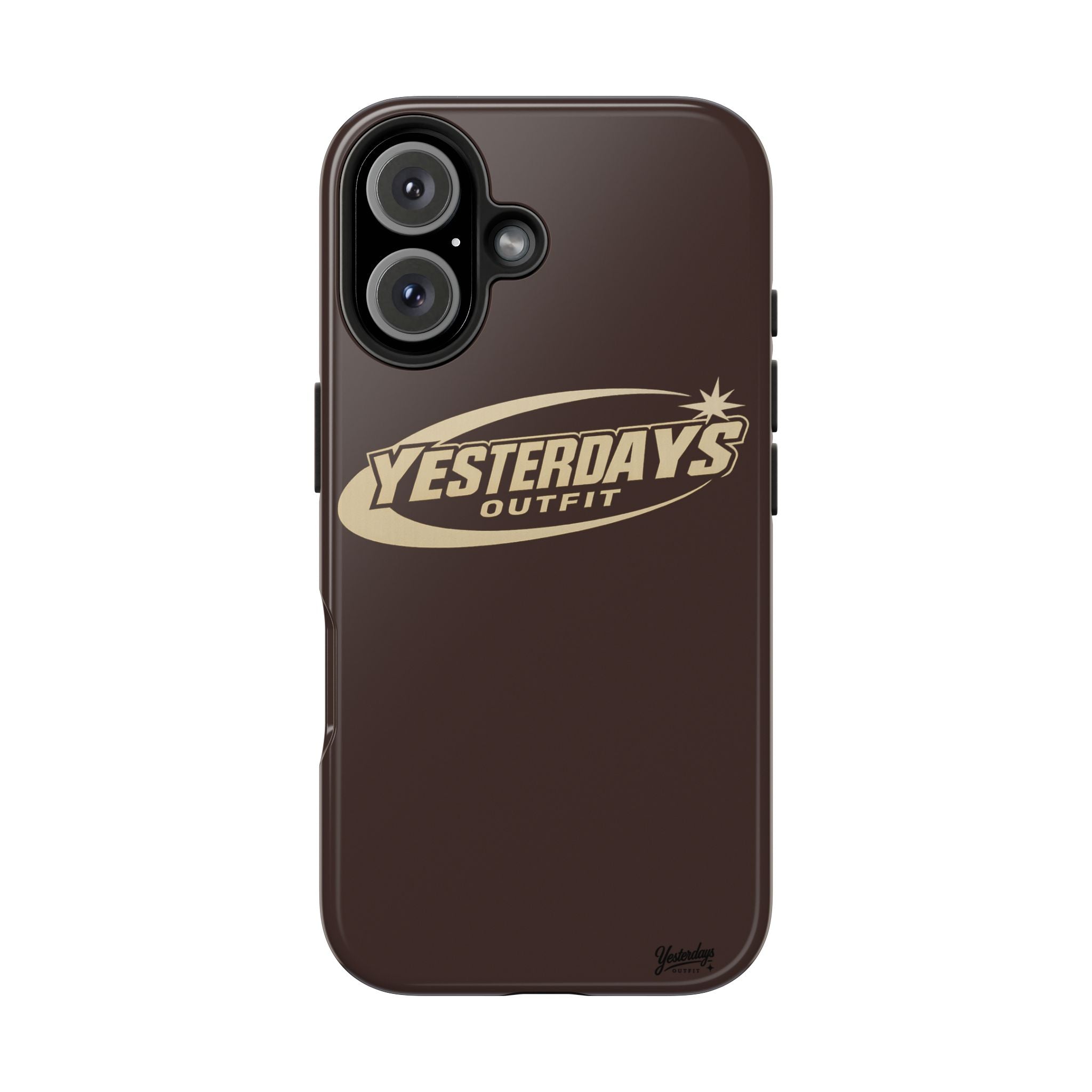Yesterdays Outfit logo Tough Phone Case | Retro Badge Phone Case