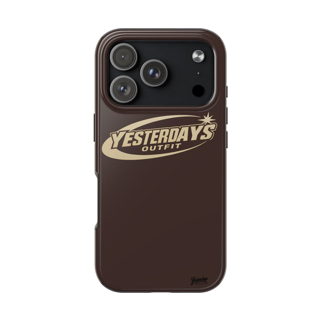 Yesterdays Outfit logo Tough Phone Case | Retro Badge Phone Case