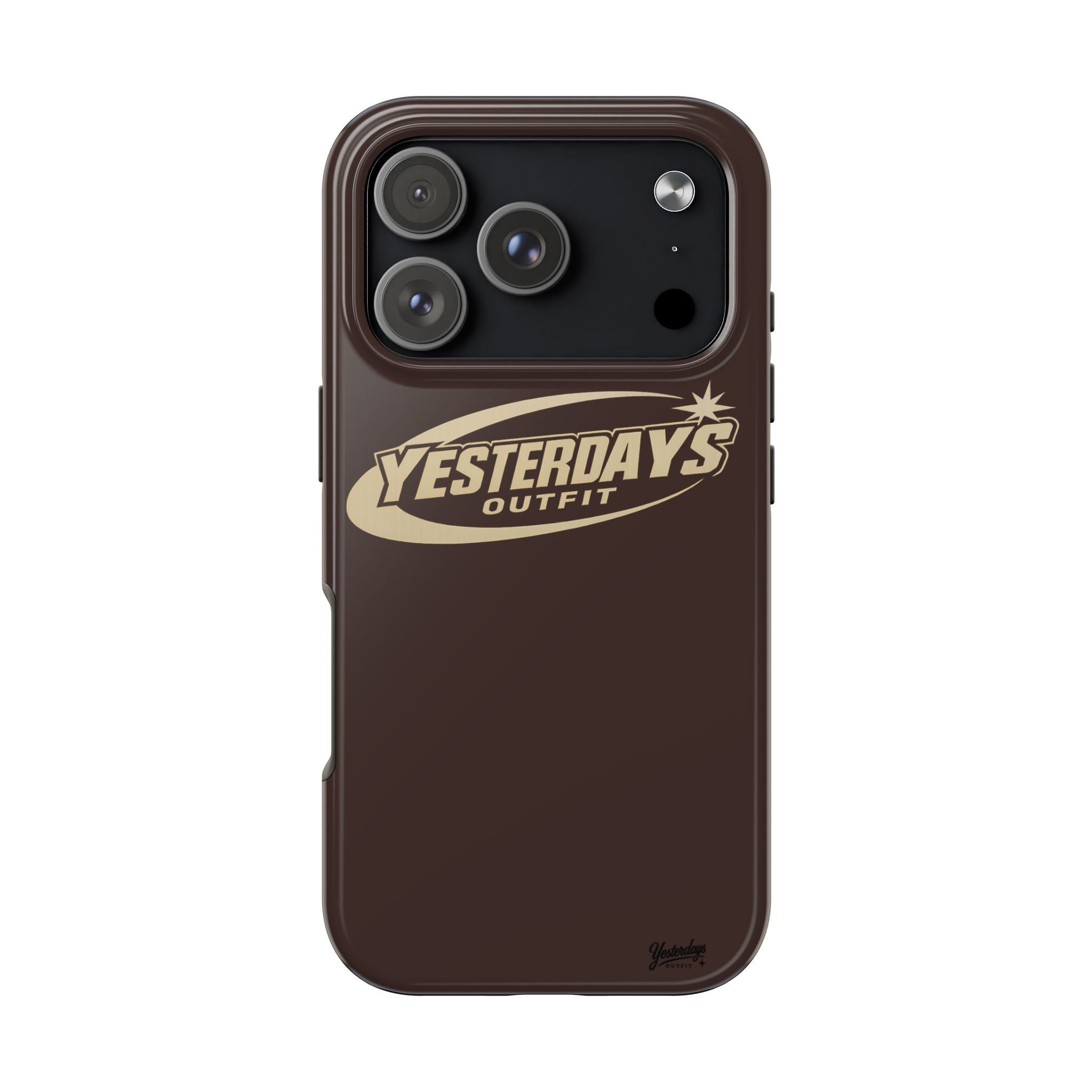 Yesterdays Outfit logo Tough Phone Case | Retro Badge Phone Case