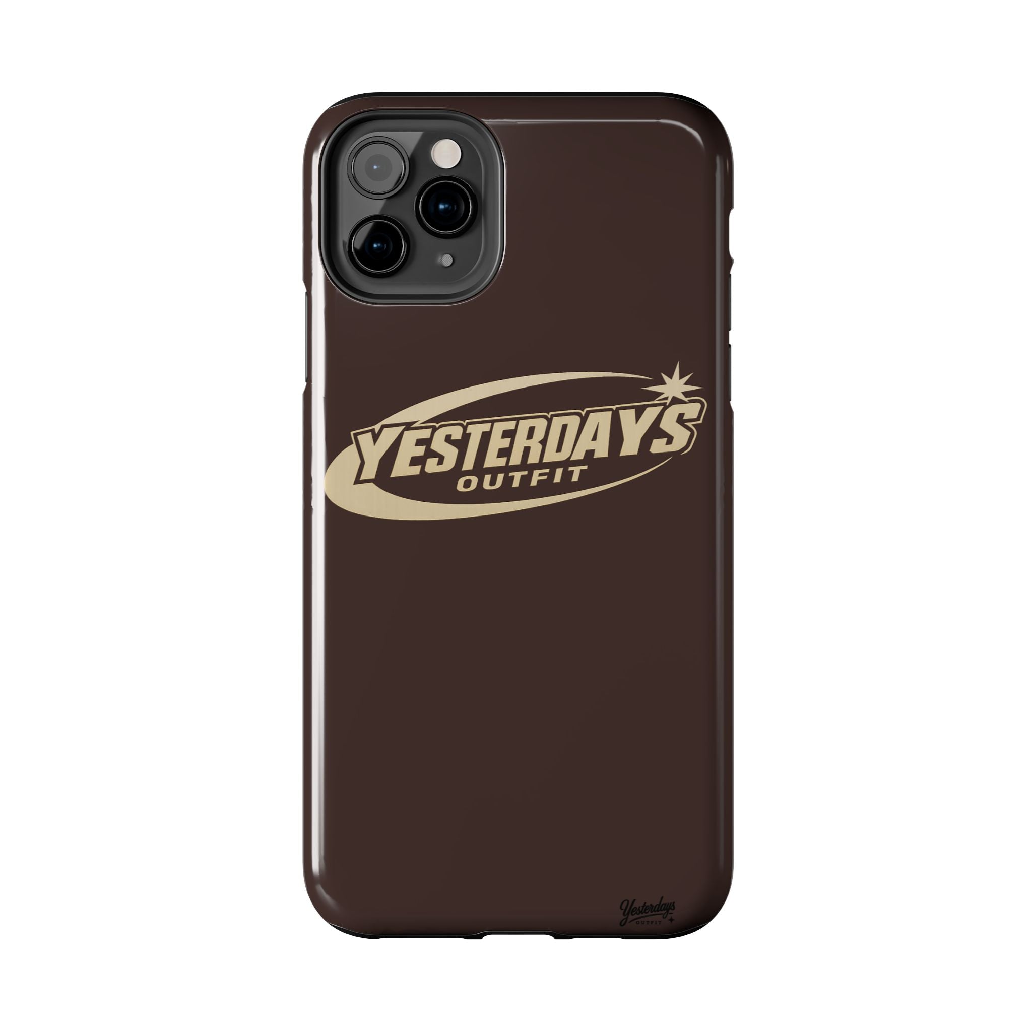 Yesterdays Outfit logo Tough Phone Case | Retro Badge Phone Case