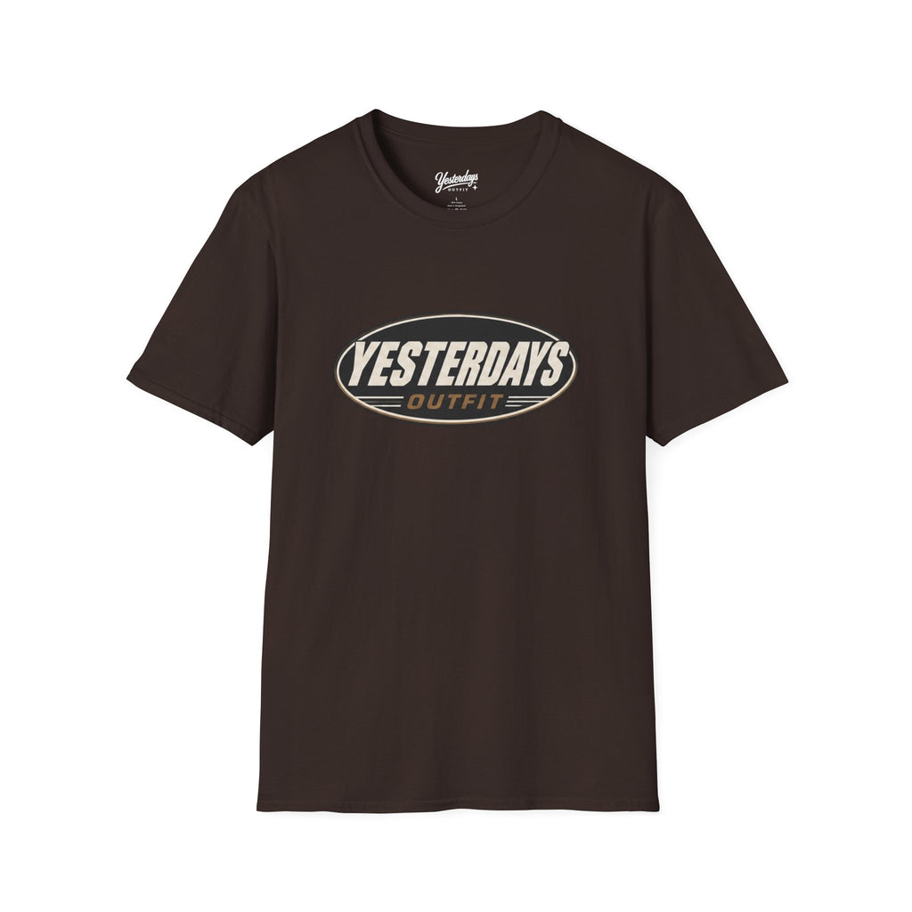 Yesterdays Outfit logo T-Shirt | Vintage oval graphic tee