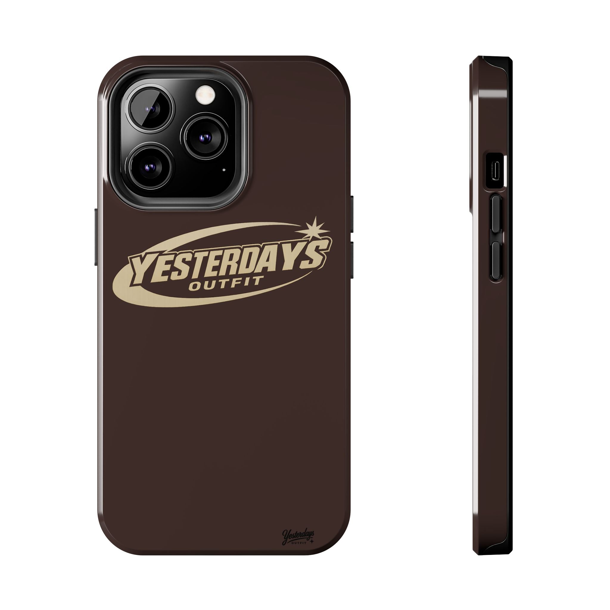 Yesterdays Outfit logo Tough Phone Case | Retro Badge Phone Case