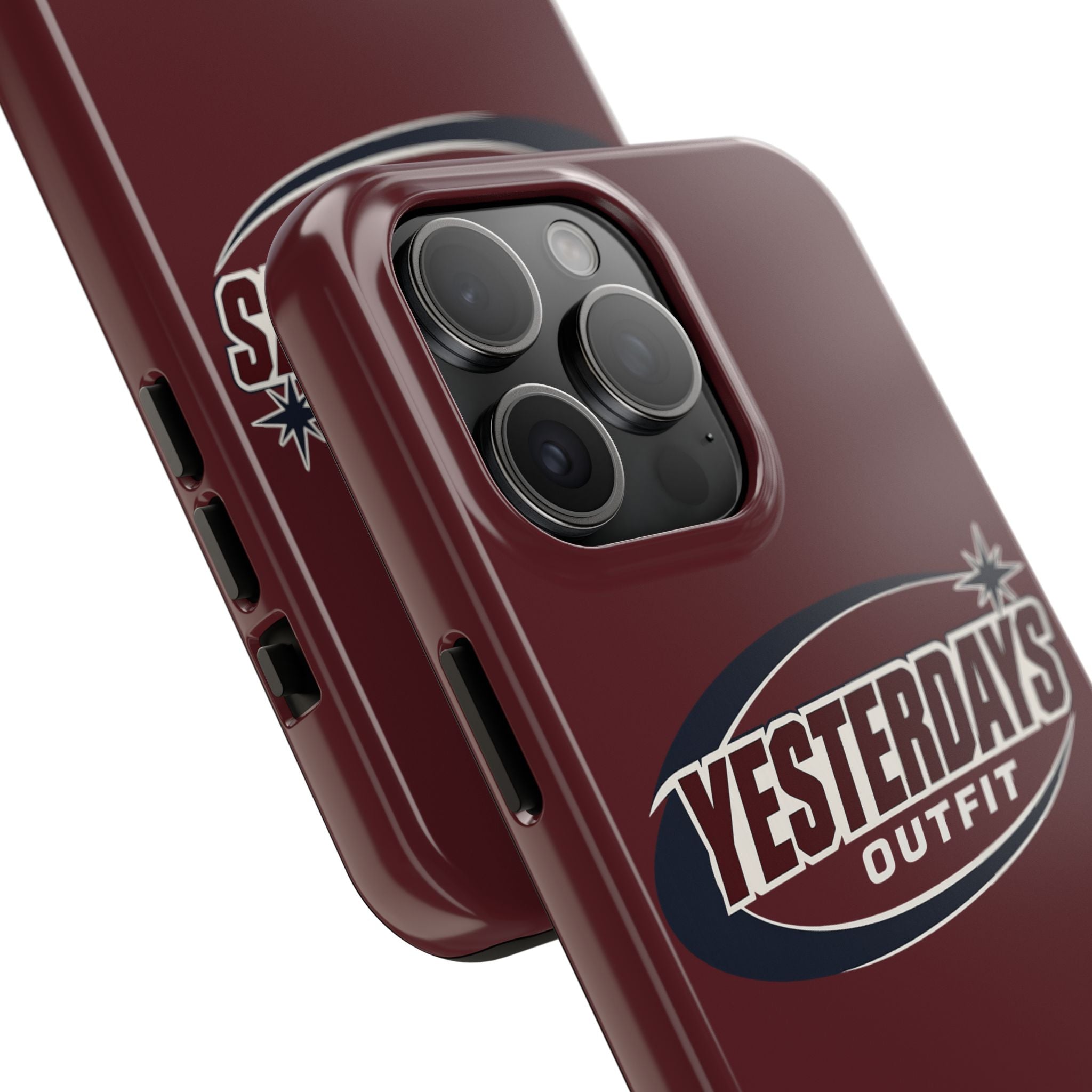 Yesterdays Outfit logo Tough Phone Case | Retro Badge iPhone Android