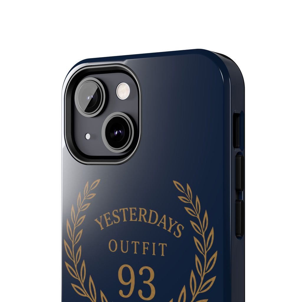 Yesterdays Outfit 93 Phone Case | Laurel Wreath Navy Protective Case