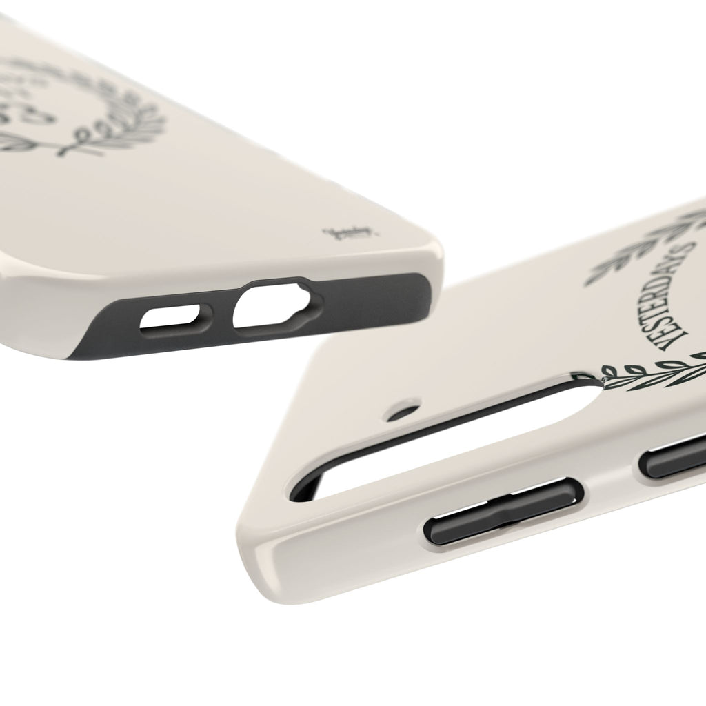 Yesterdays Outfit 93 phone case | laurel wreath graphic