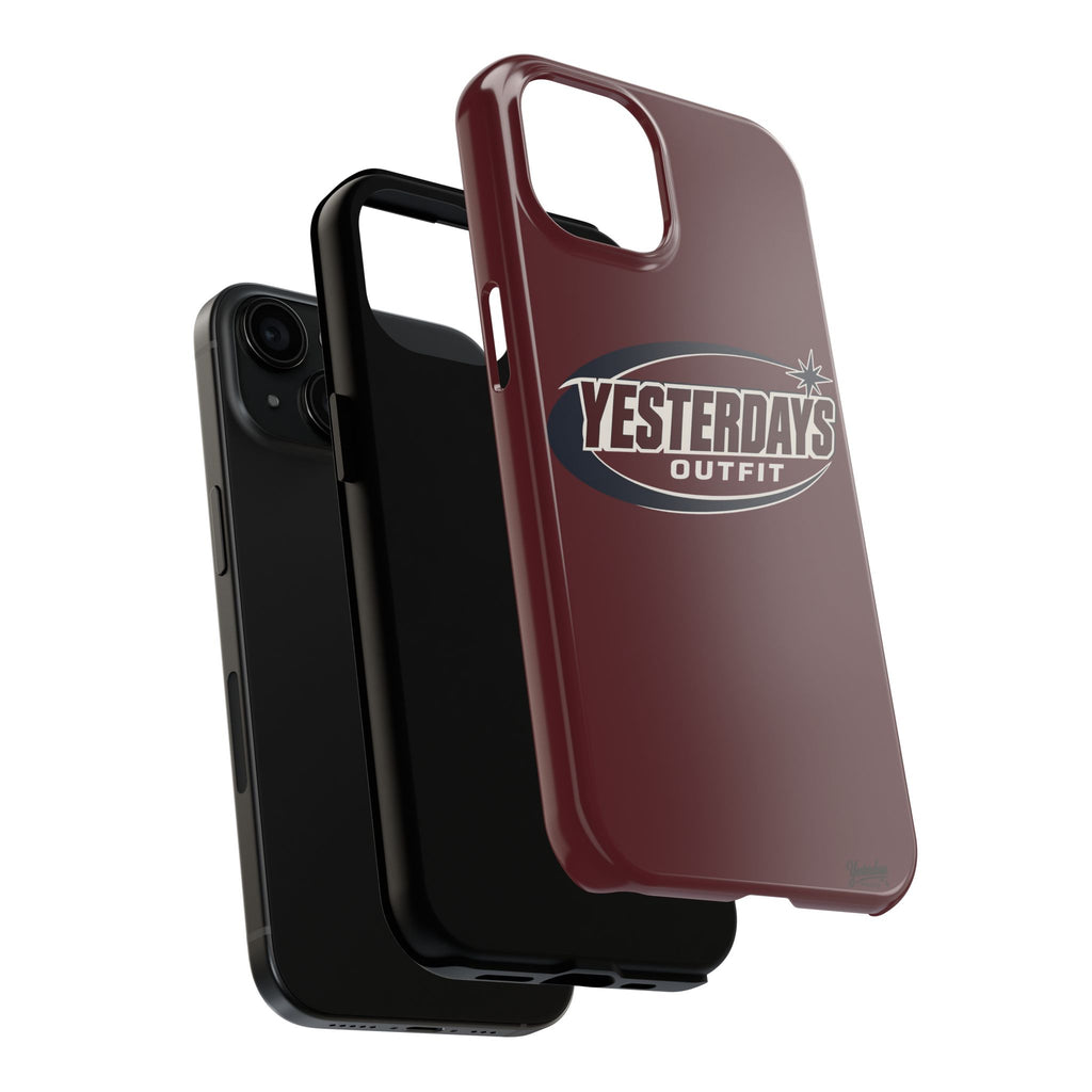 Yesterdays Outfit logo Tough Phone Case | Retro Badge iPhone Android