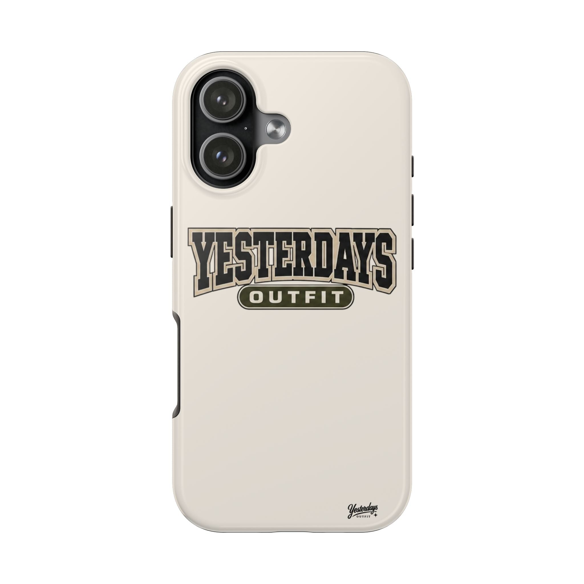 Yesterdays Outfit Phone Case | Retro Collegiate Logo, Tough Phone Case