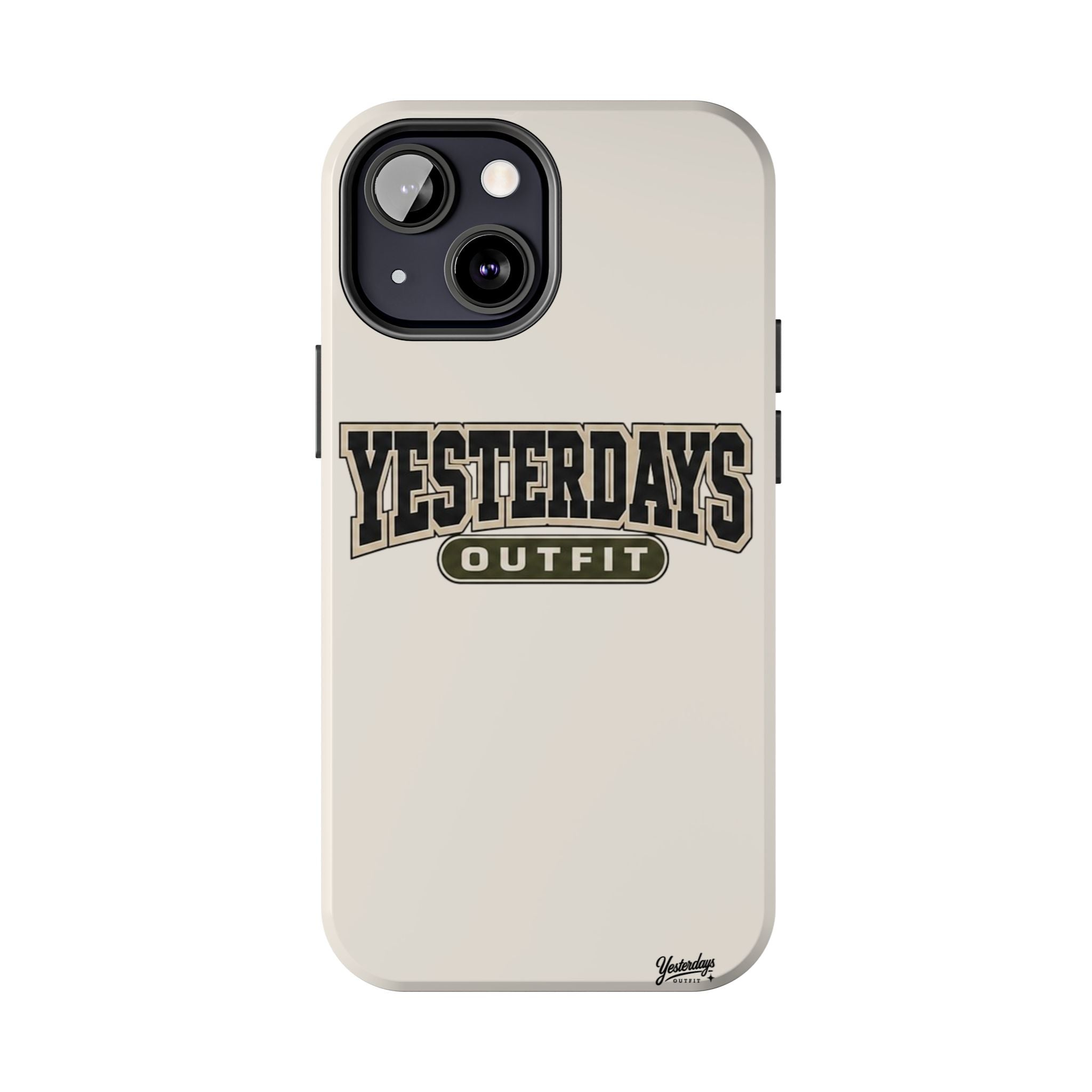 Yesterdays Outfit Phone Case | Retro Collegiate Logo, Tough Phone Case