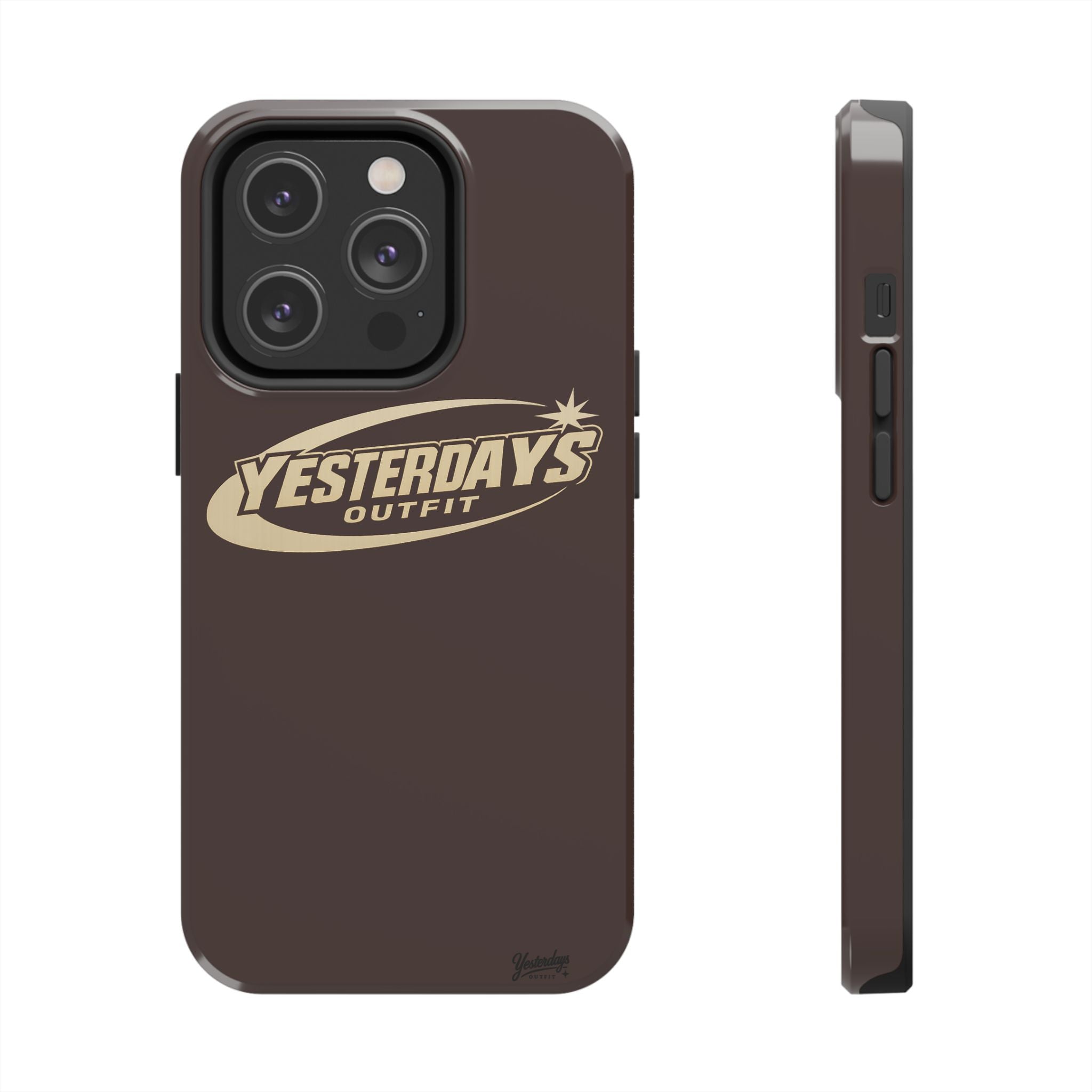 Yesterdays Outfit logo Tough Phone Case | Retro Badge Phone Case