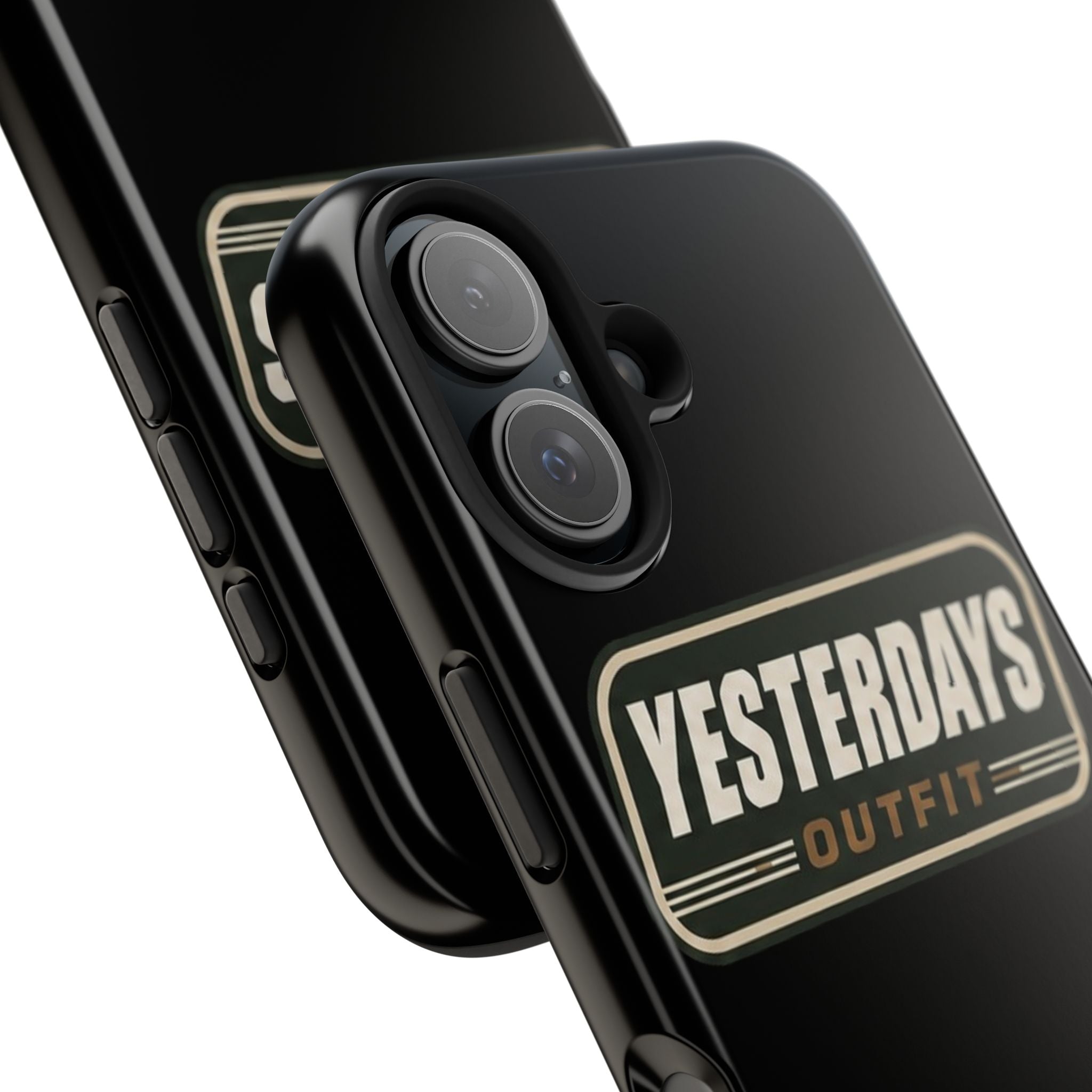 Yesterdays Outfit vintage logo Tough Phone Case | retro badge phone cover