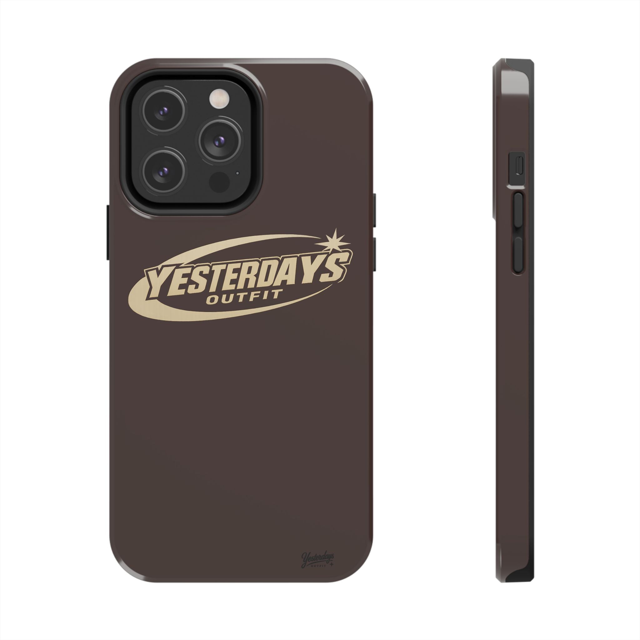 Yesterdays Outfit logo Tough Phone Case | Retro Badge Phone Case