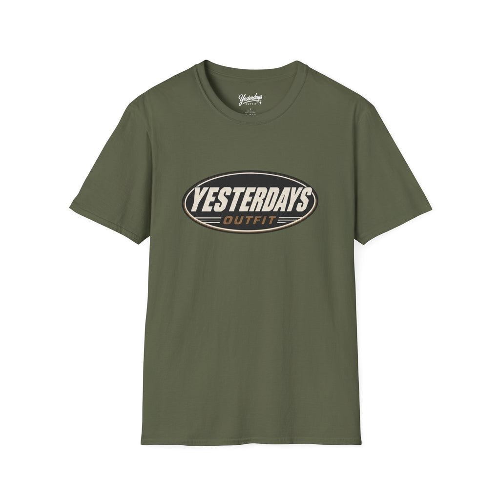 Yesterdays Outfit logo T-Shirt | Vintage oval graphic tee