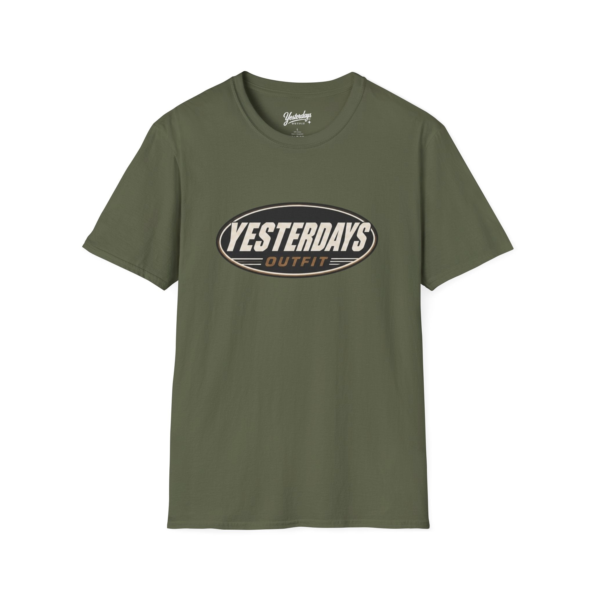 Yesterdays Outfit logo T-Shirt | Vintage oval graphic tee