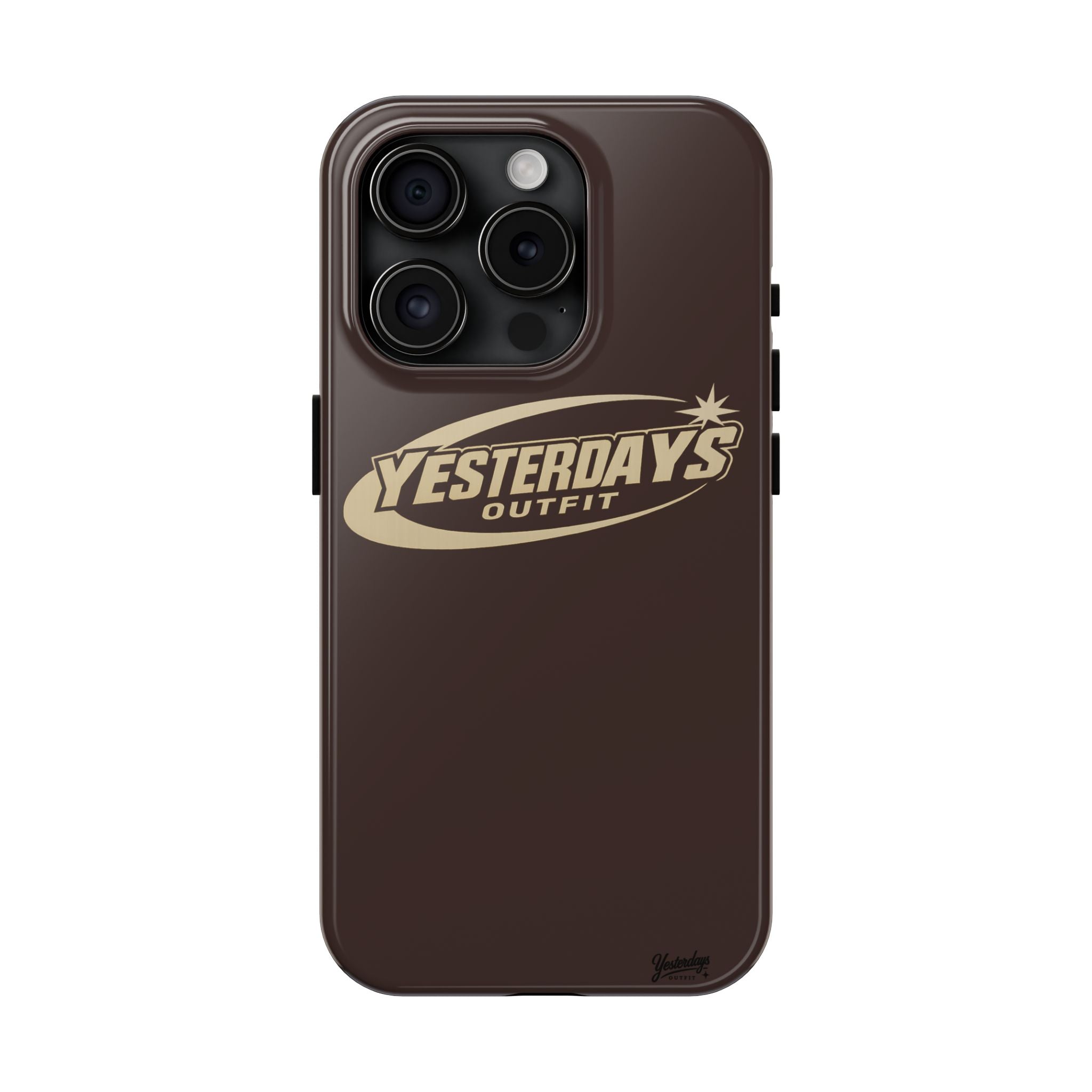 Yesterdays Outfit logo Tough Phone Case | Retro Badge Phone Case