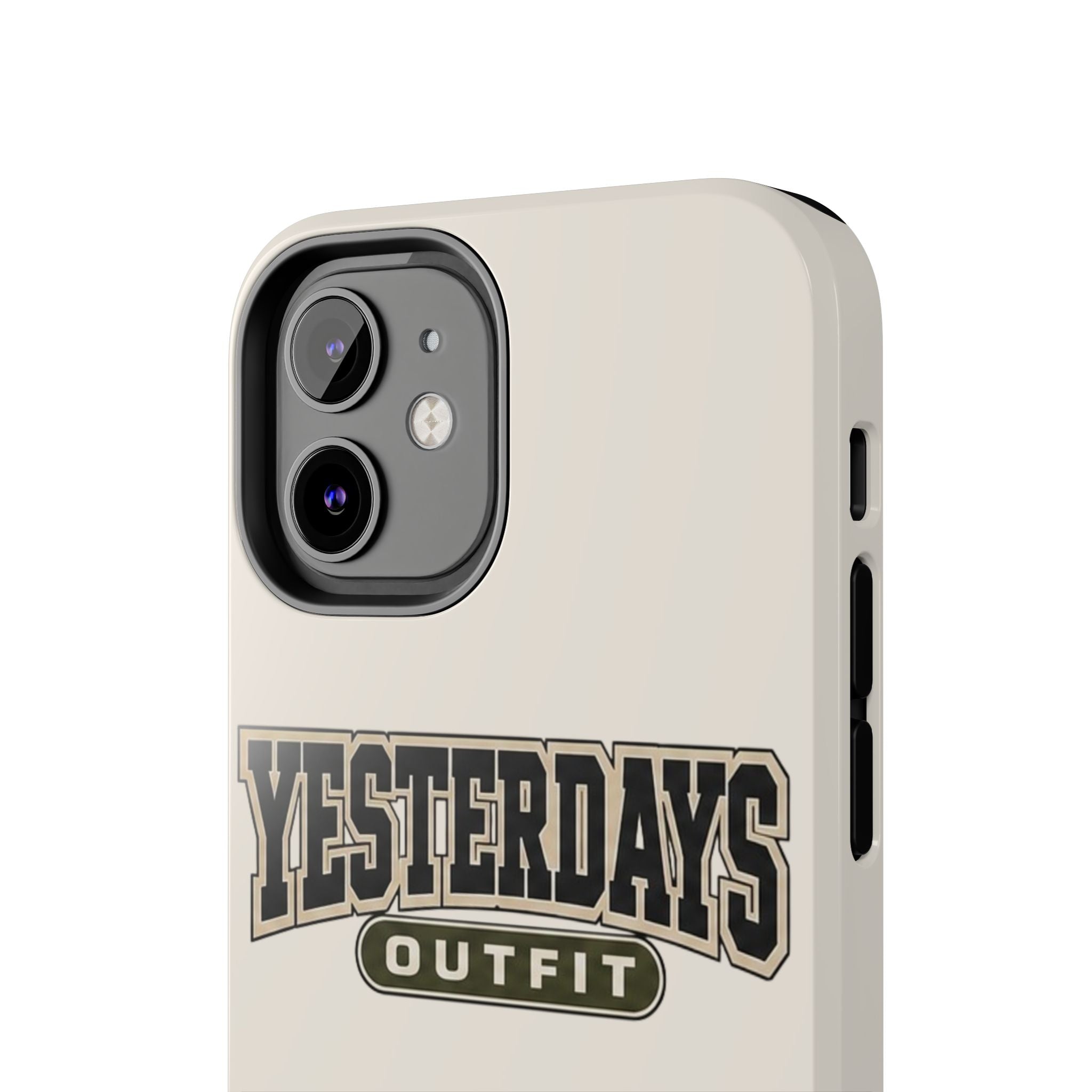 Yesterdays Outfit Phone Case | Retro Collegiate Logo, Tough Phone Case