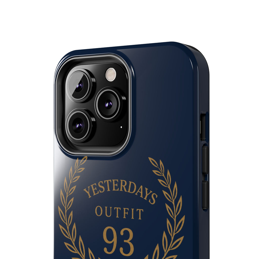 Yesterdays Outfit 93 Phone Case | Laurel Wreath Navy Protective Case
