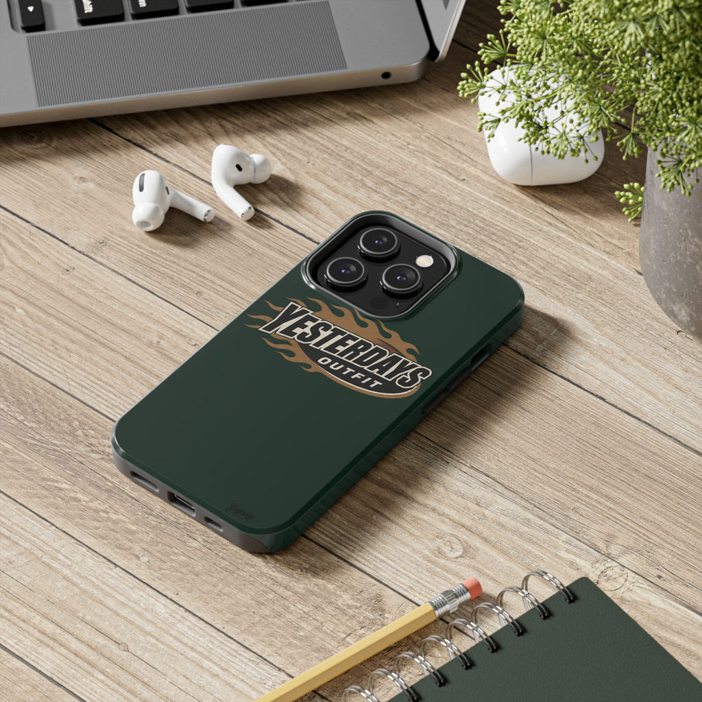 Yesterdays Outfit Flame Logo phone case | Tough Phone Cases