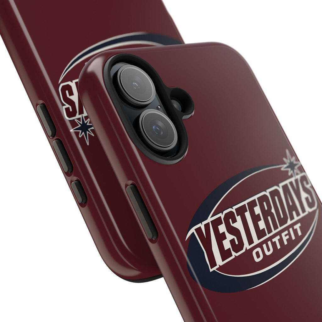 Yesterdays Outfit logo Tough Phone Case | Retro Badge iPhone Android