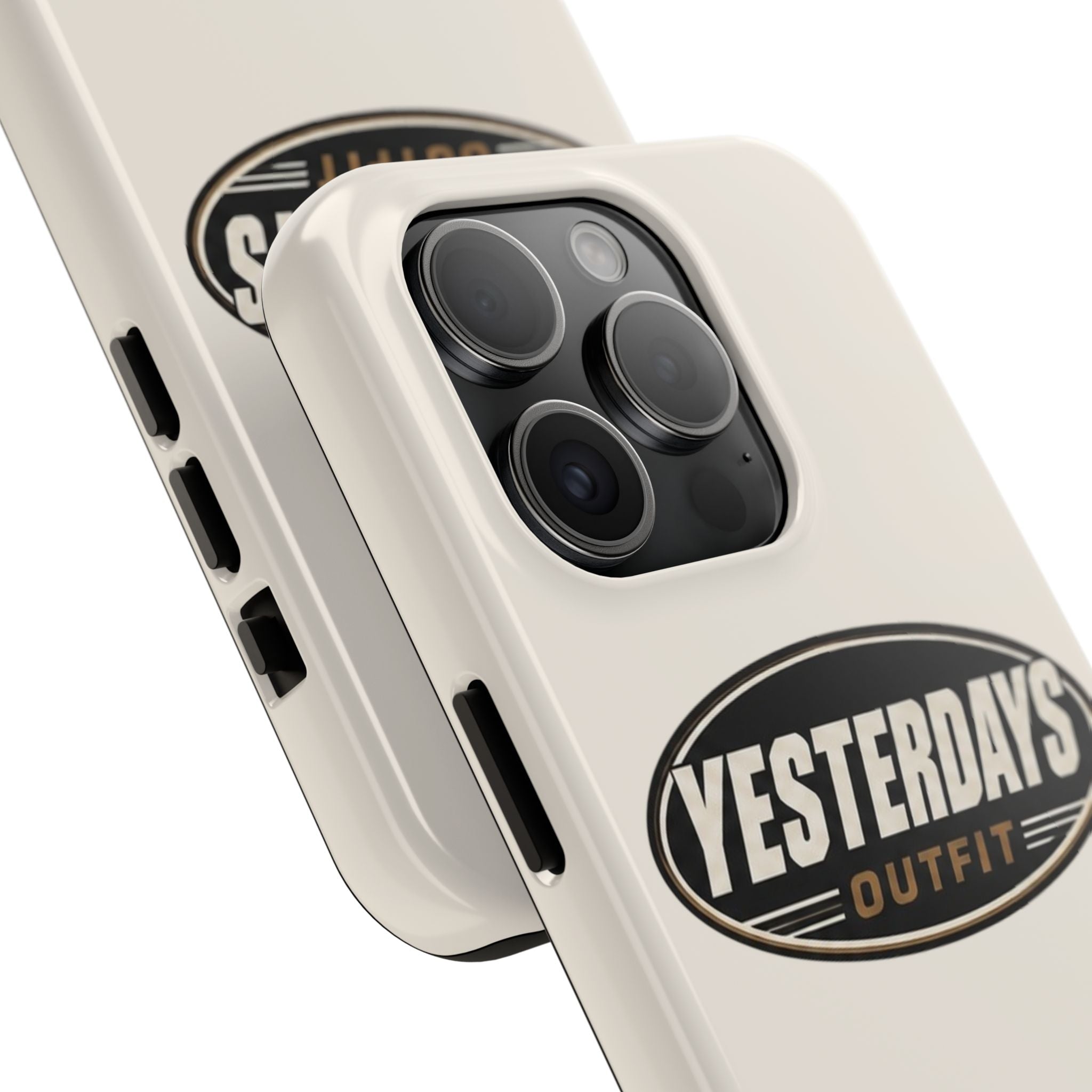 Yesterdays Outfit phone case | Tough Phone Cases, retro oval logo