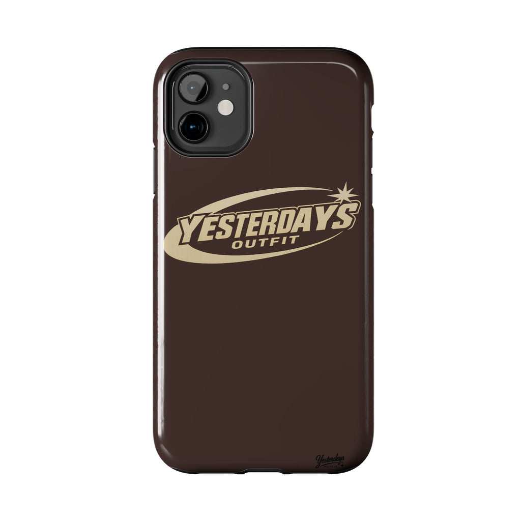 Yesterdays Outfit logo Tough Phone Case | Retro Badge Phone Case