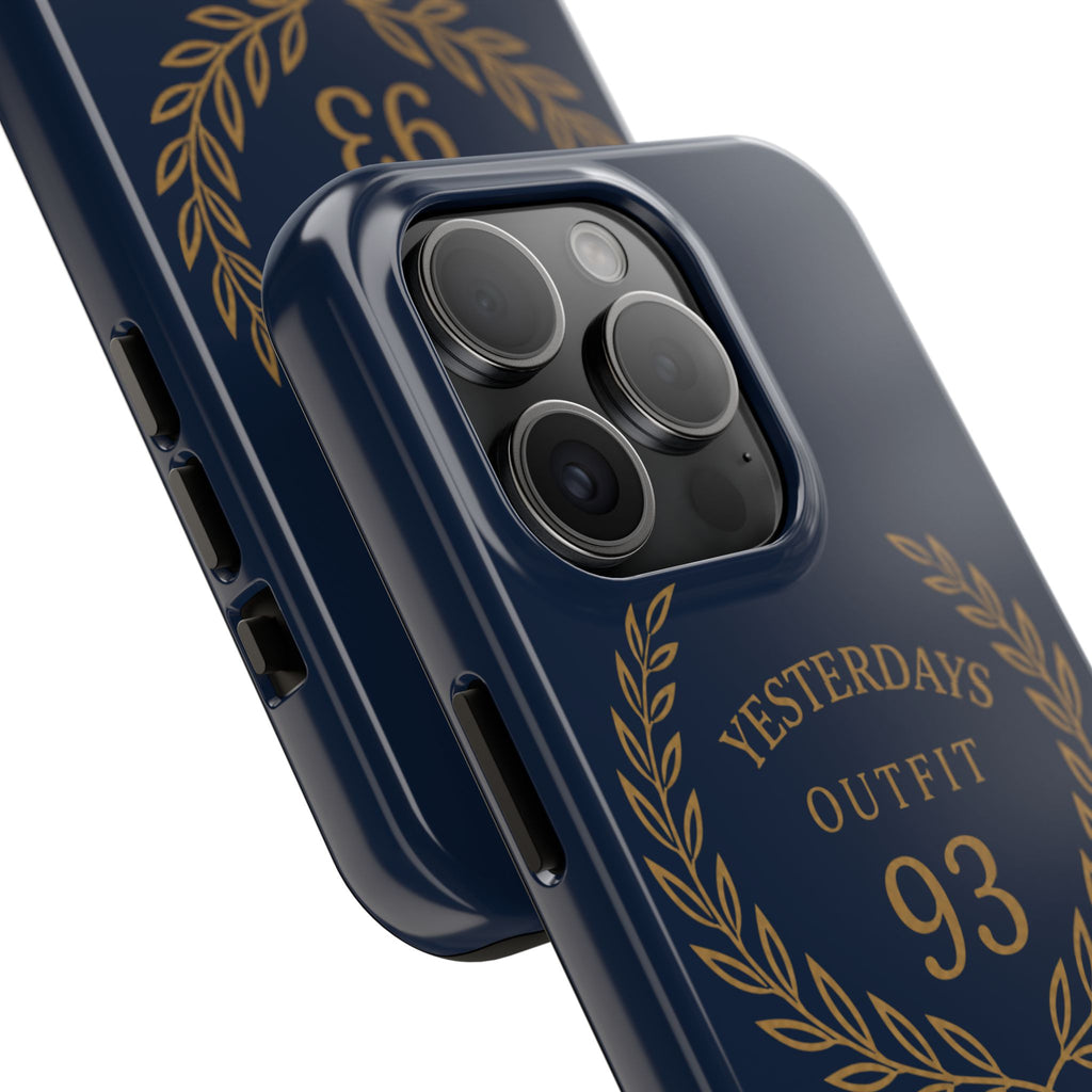 Yesterdays Outfit 93 Phone Case | Laurel Wreath Navy Protective Case