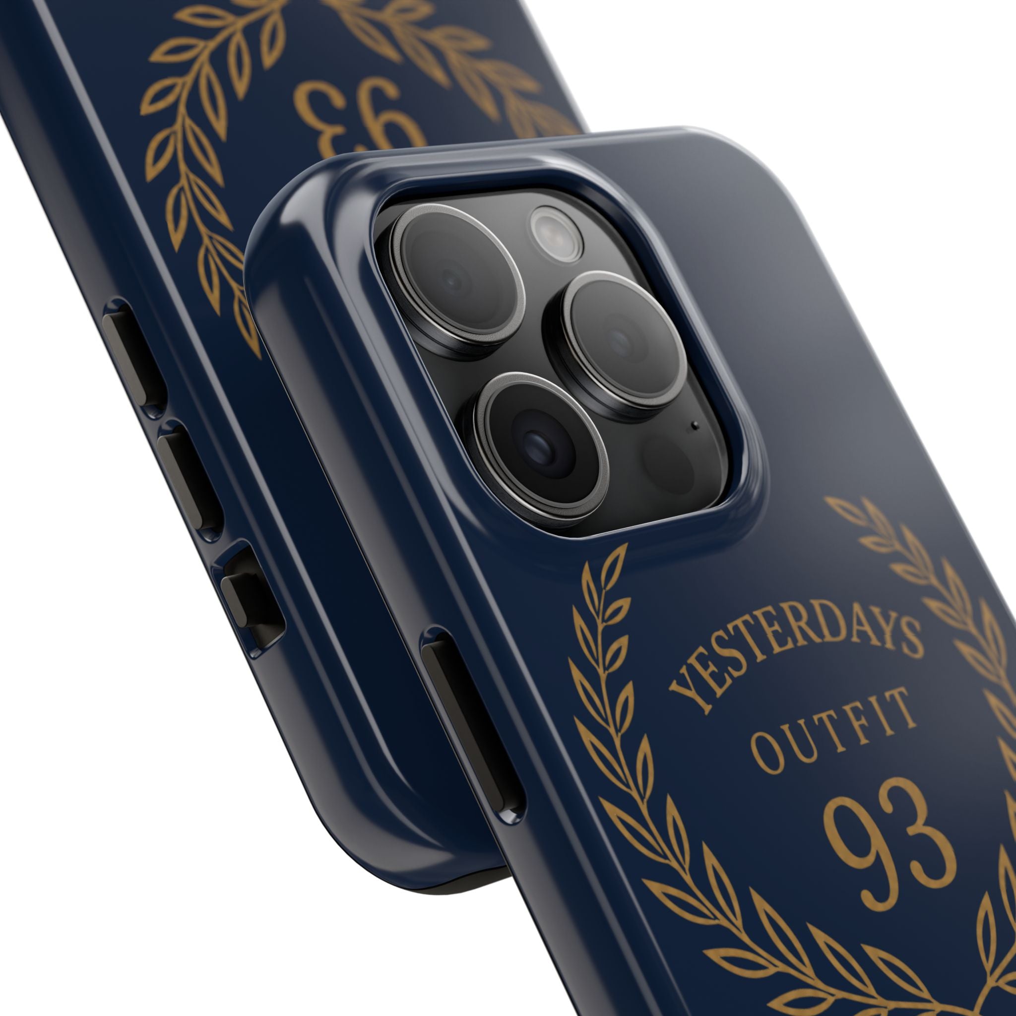 Yesterdays Outfit 93 Phone Case | Laurel Wreath Navy Protective Case