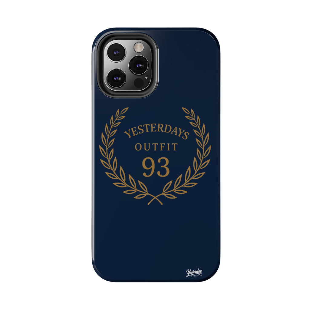 Yesterdays Outfit 93 Phone Case | Laurel Wreath Navy Protective Case