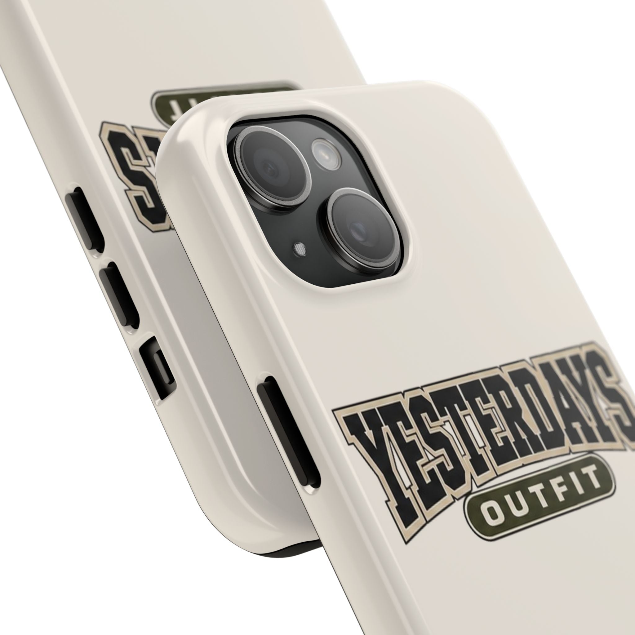 Yesterdays Outfit Phone Case | Retro Collegiate Logo, Tough Phone Case
