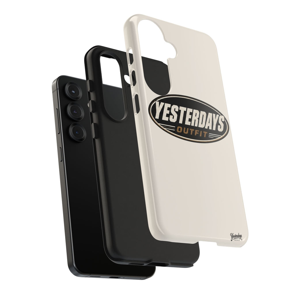 Yesterdays Outfit phone case | Tough Phone Cases, retro oval logo