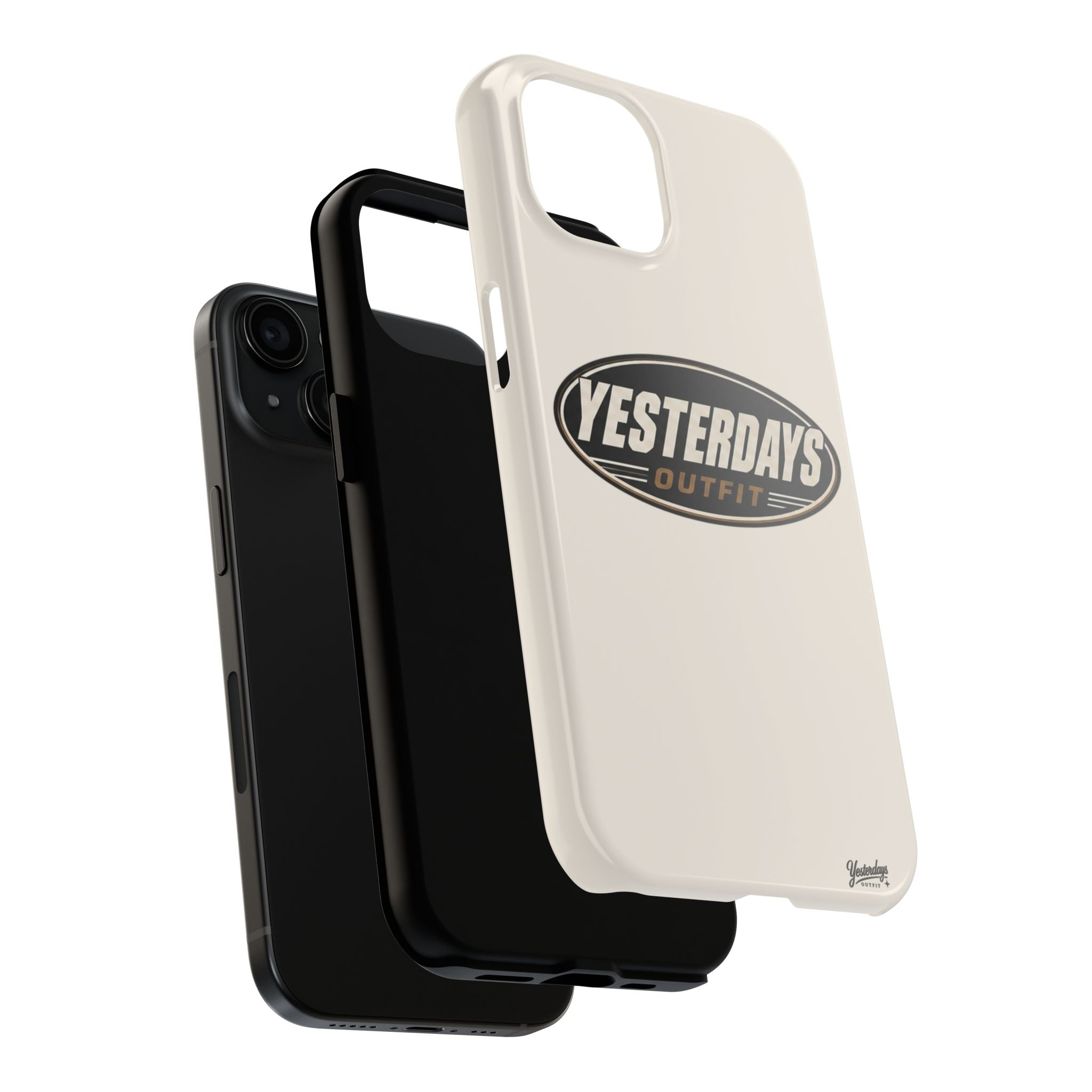 Yesterdays Outfit phone case | Tough Phone Cases, retro oval logo