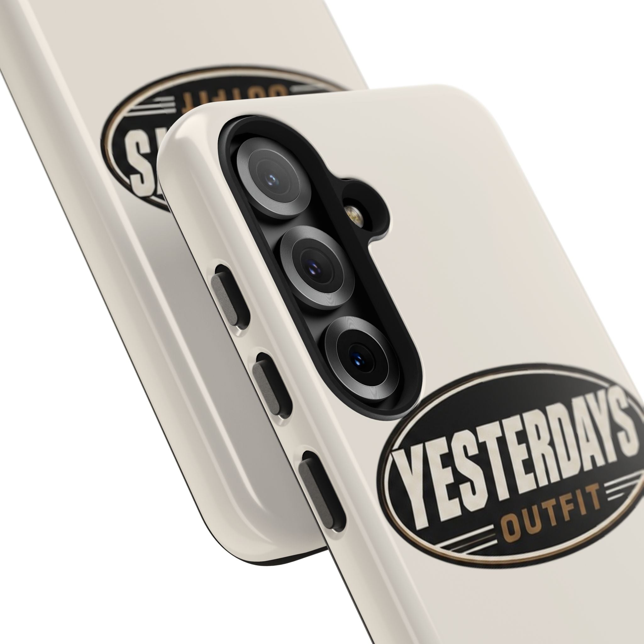 Yesterdays Outfit phone case | Tough Phone Cases, retro oval logo