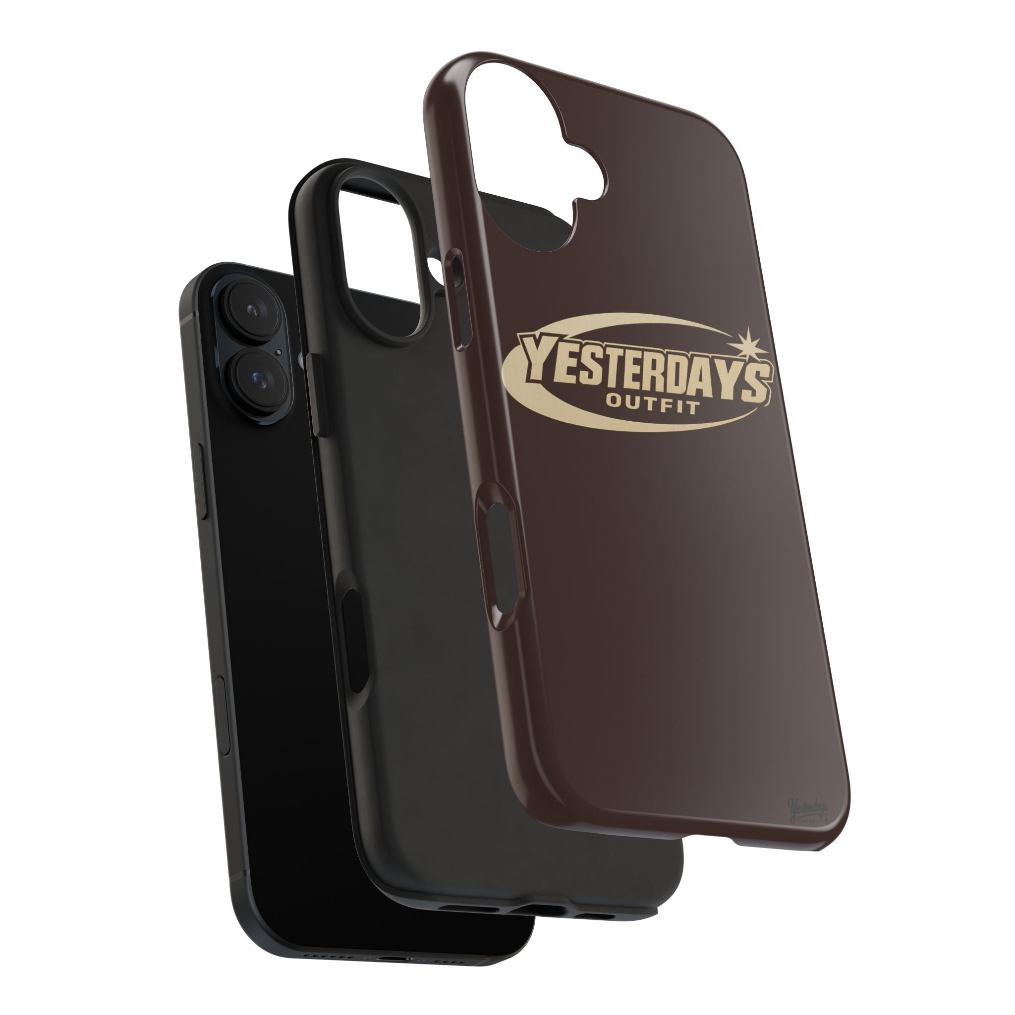 Yesterdays Outfit logo Tough Phone Case | Retro Badge Phone Case