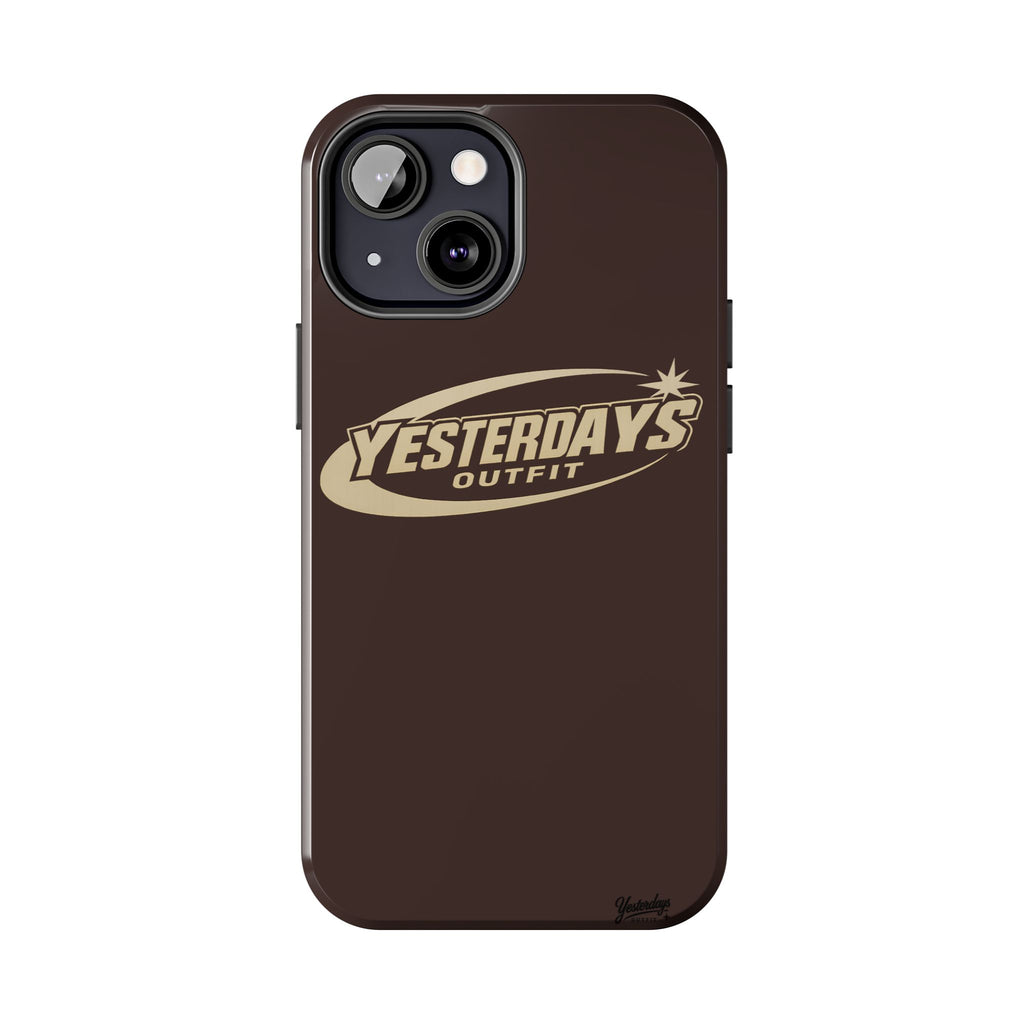 Yesterdays Outfit logo Tough Phone Case | Retro Badge Phone Case