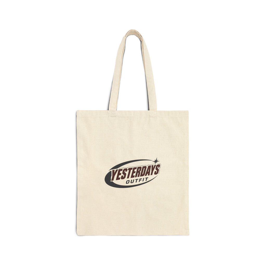 Yesterdays Outfit Logo Tote Bag | Cotton Canvas Shopper