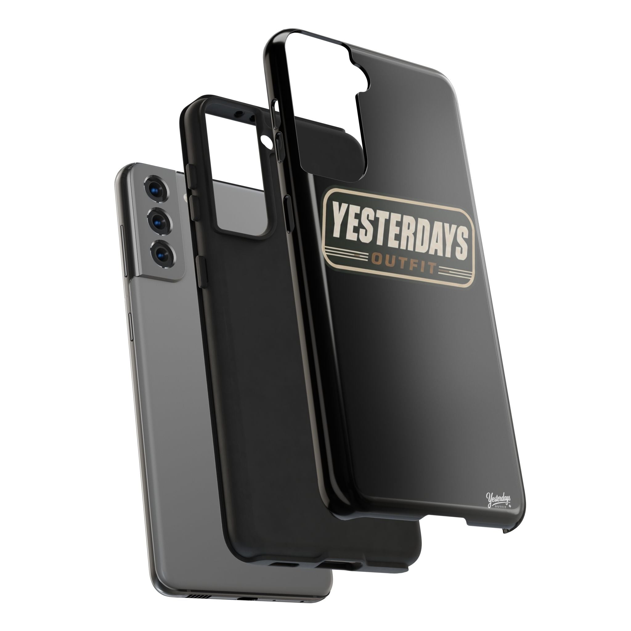 Yesterdays Outfit vintage logo Tough Phone Case | retro badge phone cover