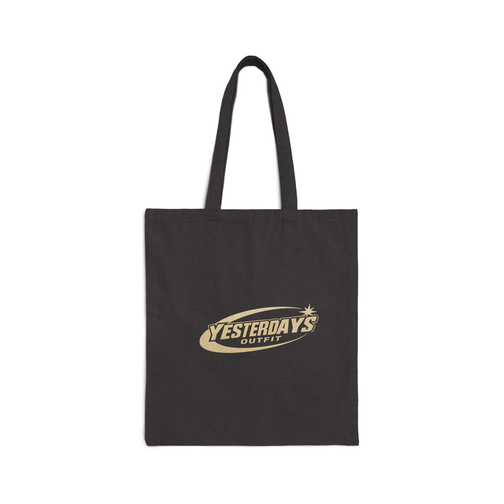 Yesterdays Outfit logo tote bag | Cotton Canvas Tote