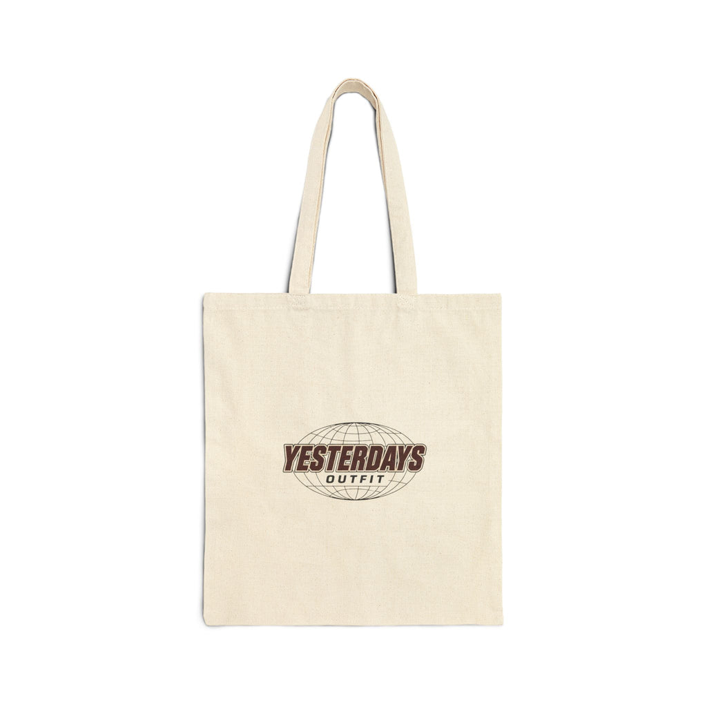 Yesterdays Outfit Logo Tote Bag | Cotton Canvas Shopper