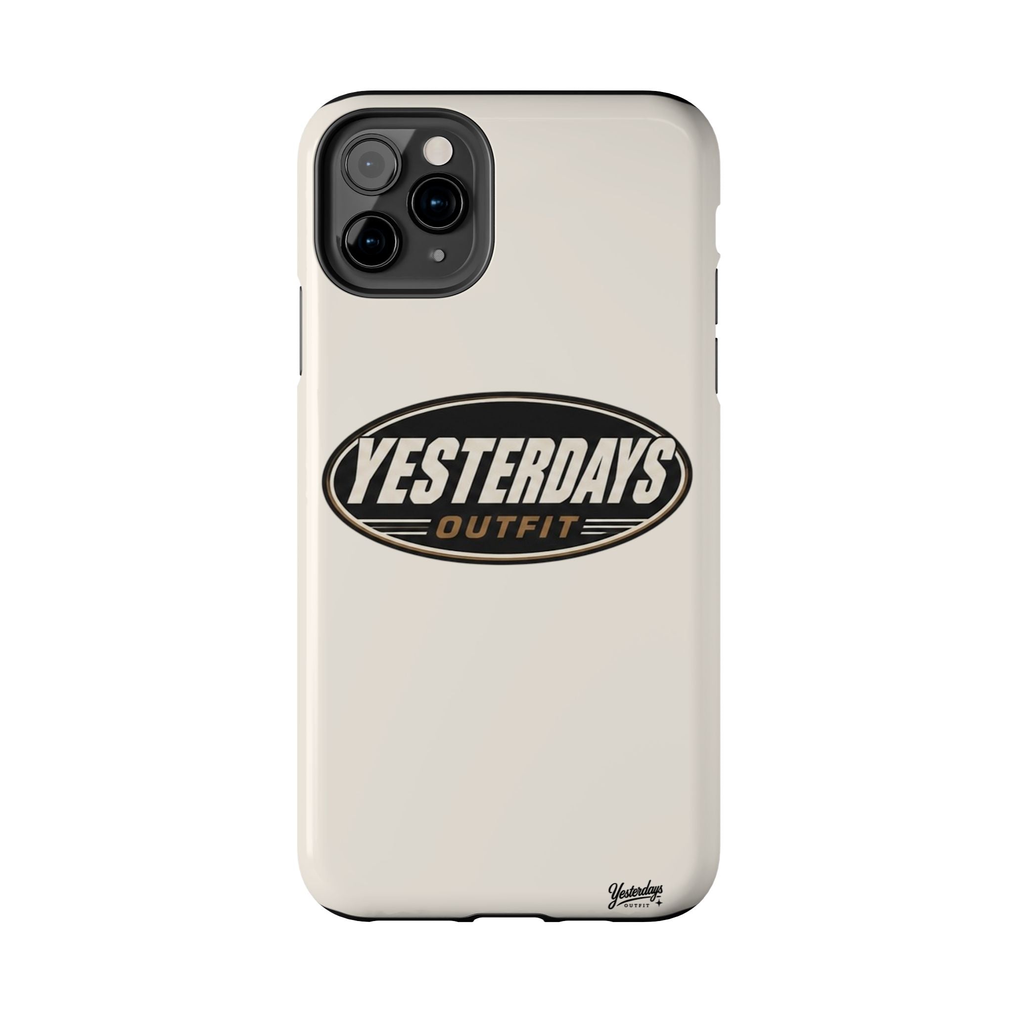Yesterdays Outfit phone case | Tough Phone Cases, retro oval logo