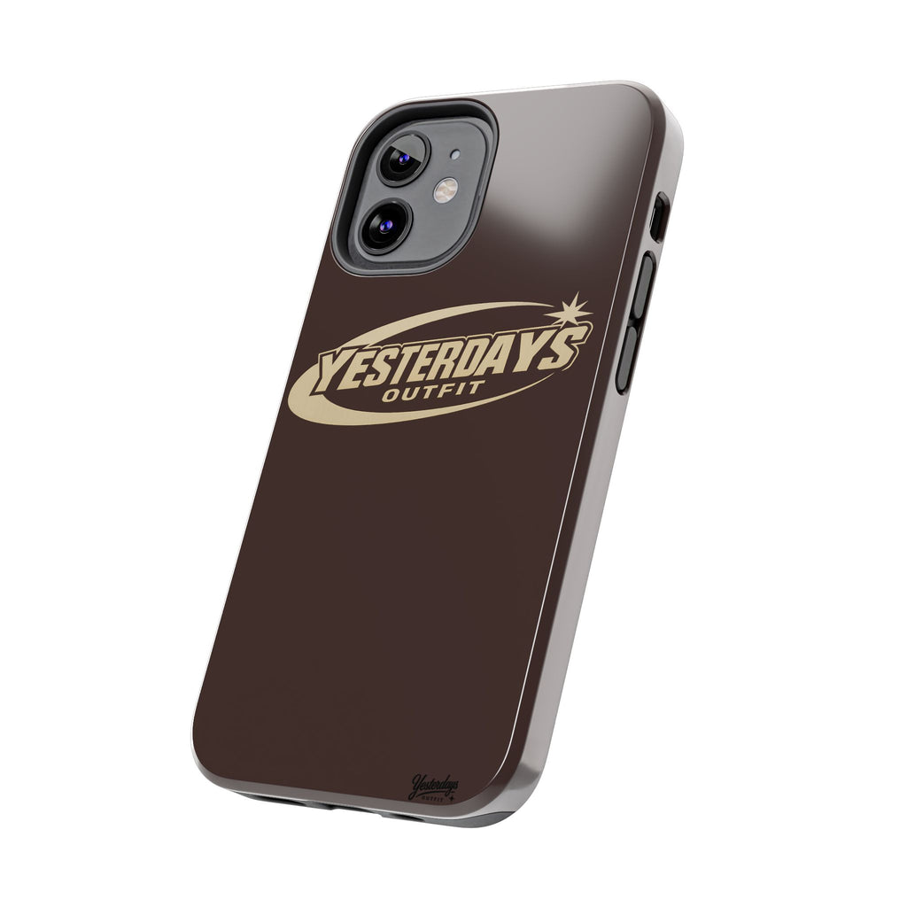 Yesterdays Outfit logo Tough Phone Case | Retro Badge Phone Case