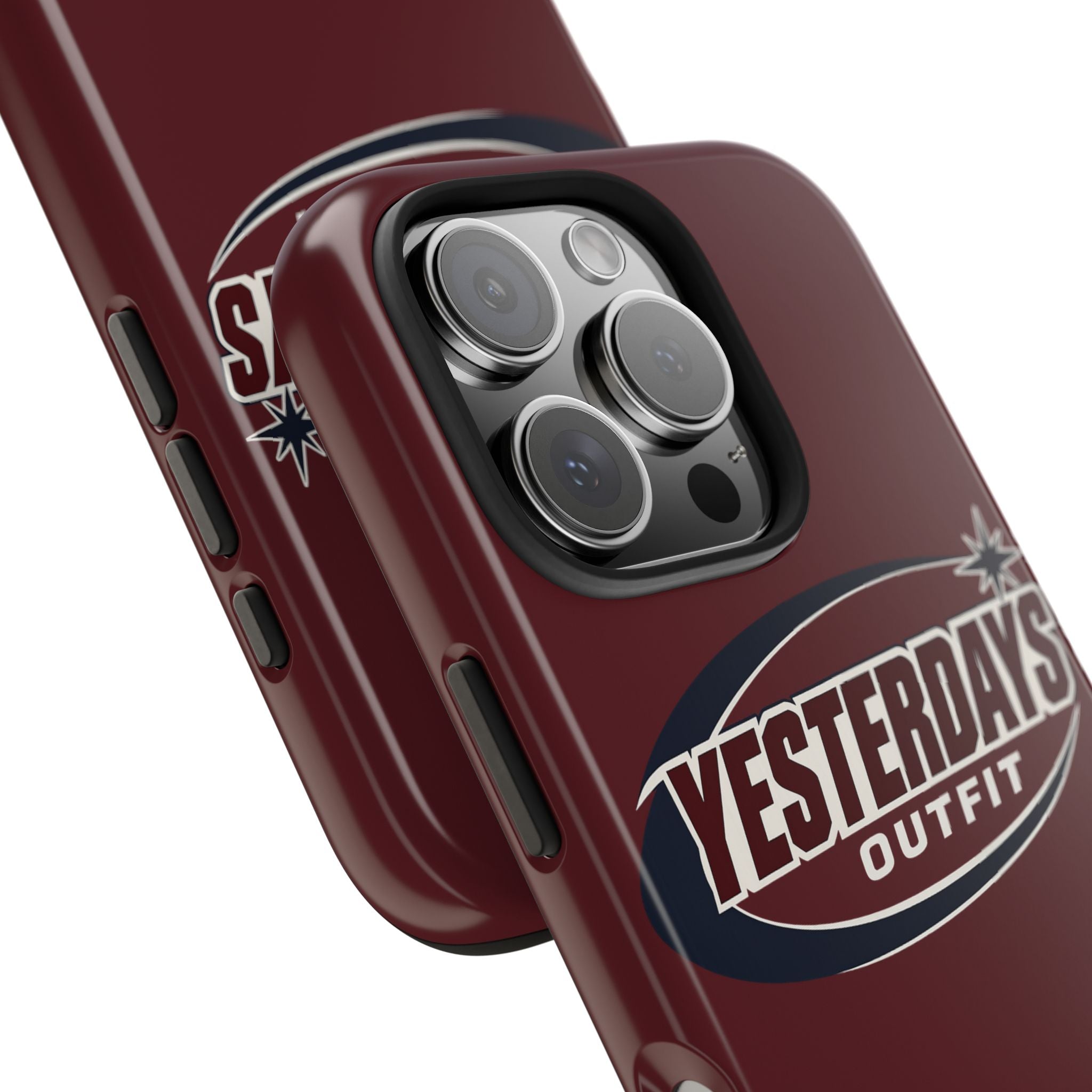 Yesterdays Outfit logo Tough Phone Case | Retro Badge iPhone Android