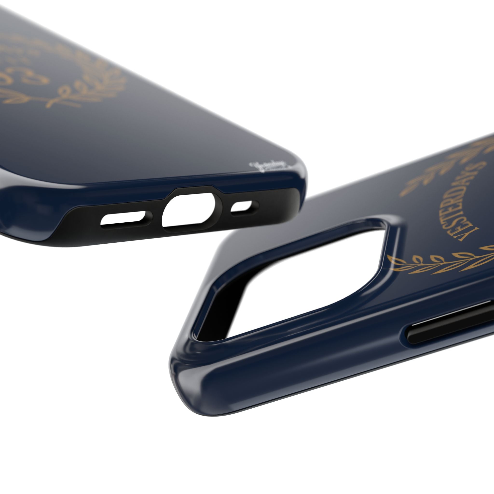 Yesterdays Outfit 93 Phone Case | Laurel Wreath Navy Protective Case