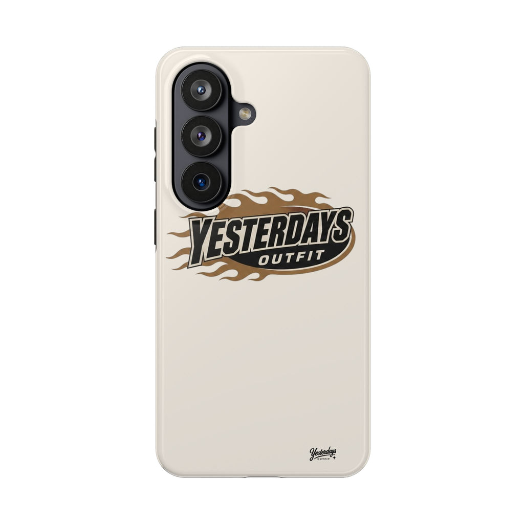 Yesterdays Outfit Flame Logo Phone Case | Tough Phone Case
