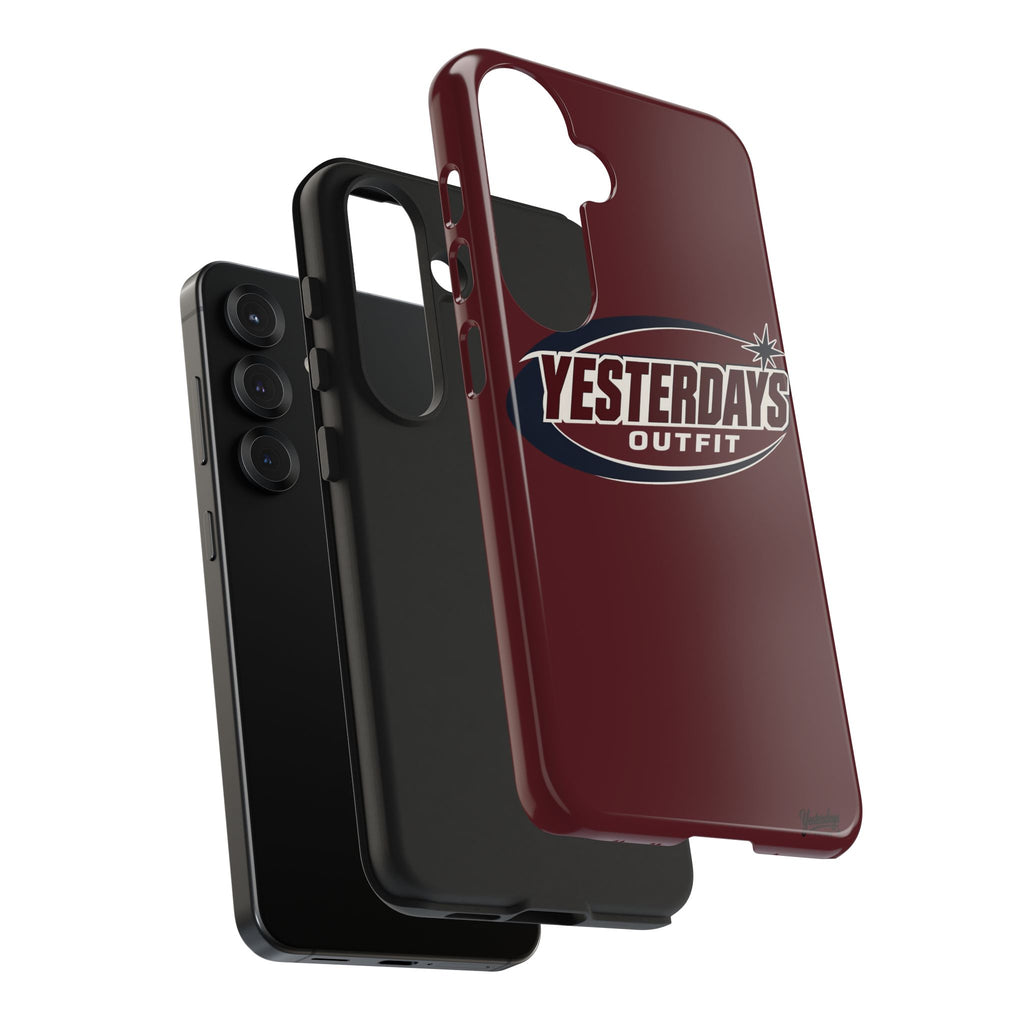 Yesterdays Outfit logo Tough Phone Case | Retro Badge iPhone Android