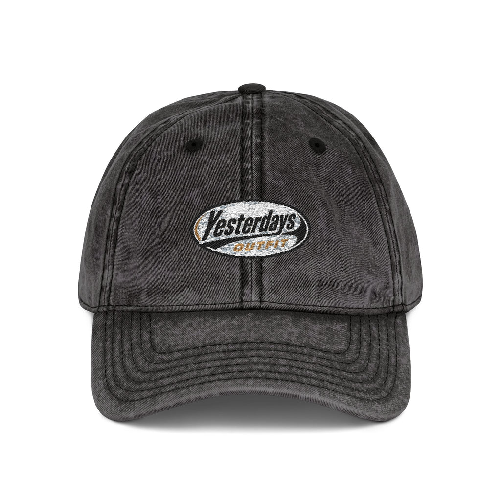 Yesterdays Logo Vintage Cap, Embroidered Hat | Distressed Baseball Cap