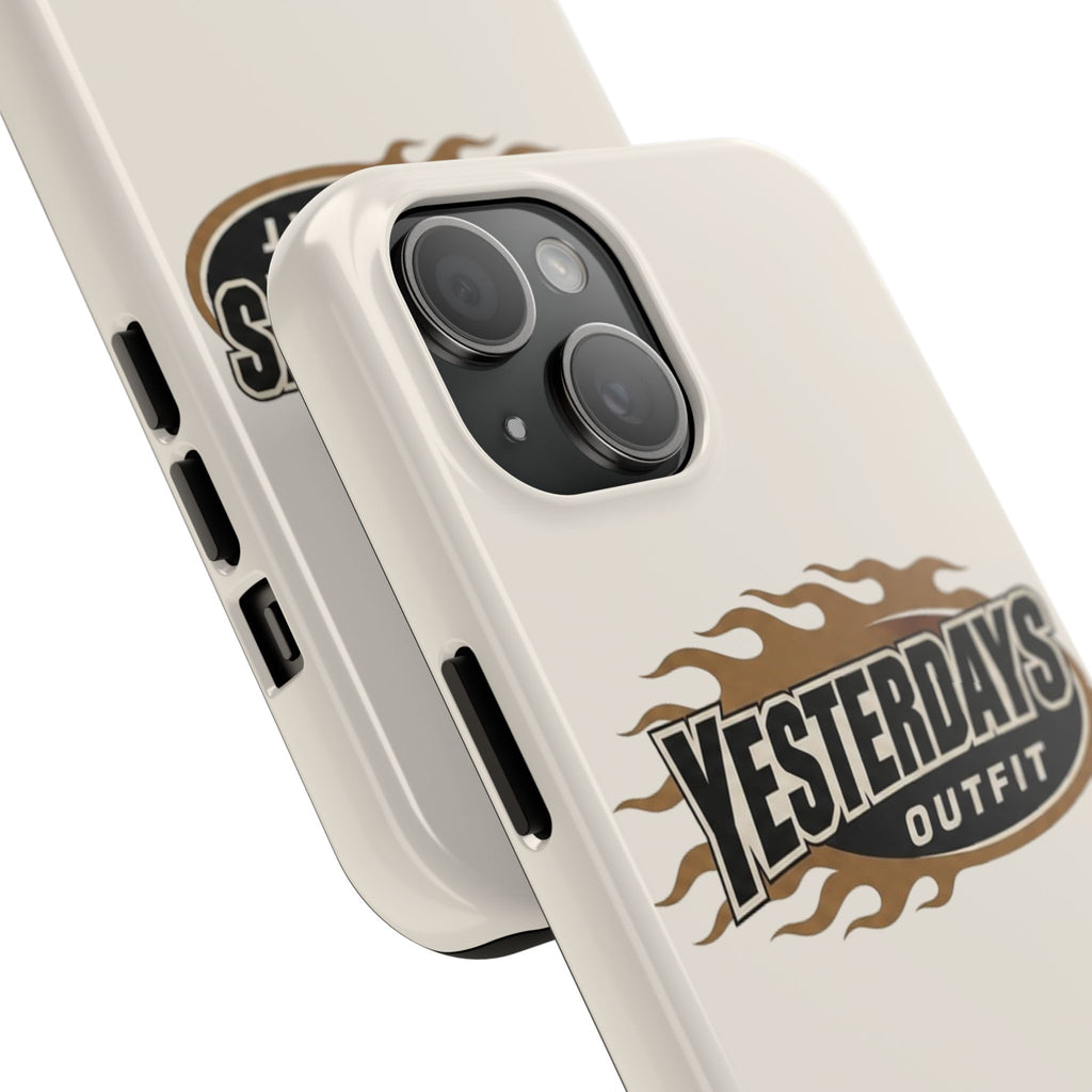 Yesterdays Outfit Flame Logo Phone Case | Tough Phone Case