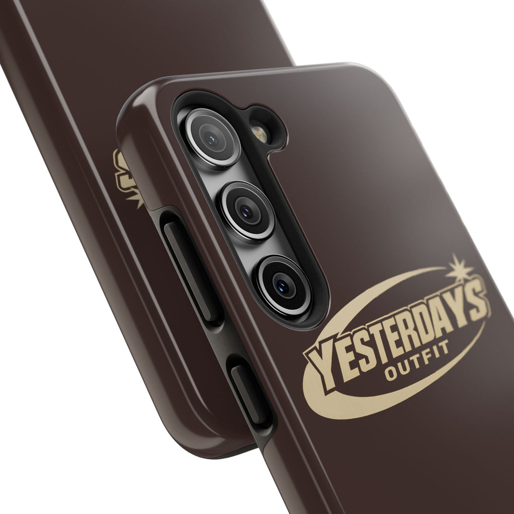 Yesterdays Outfit logo Tough Phone Case | Retro Badge Phone Case