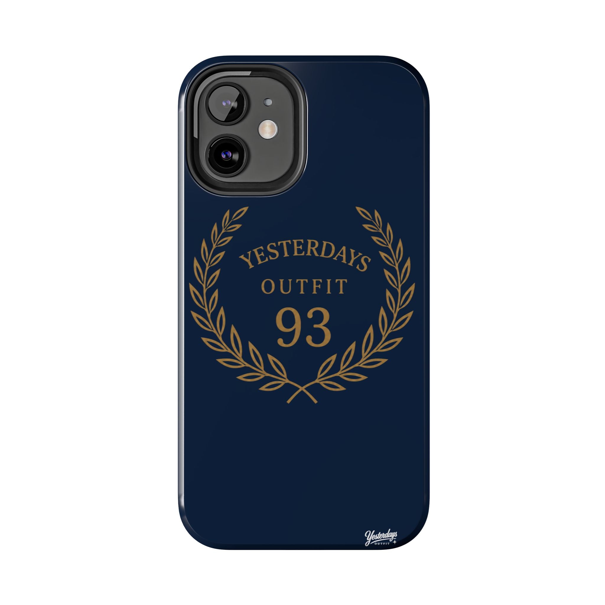 Yesterdays Outfit 93 Phone Case | Laurel Wreath Navy Protective Case