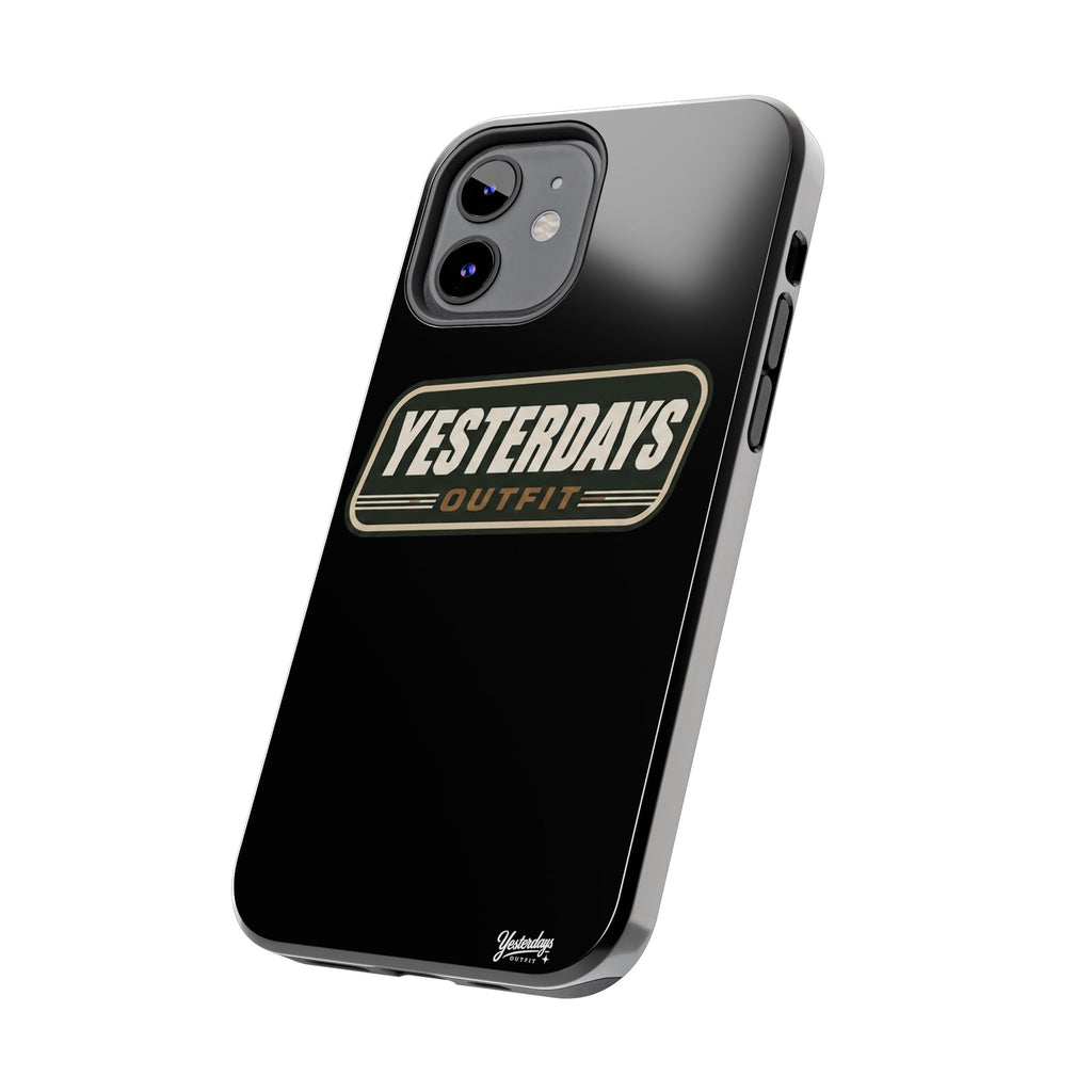 Yesterdays Outfit vintage logo Tough Phone Case | retro badge phone cover