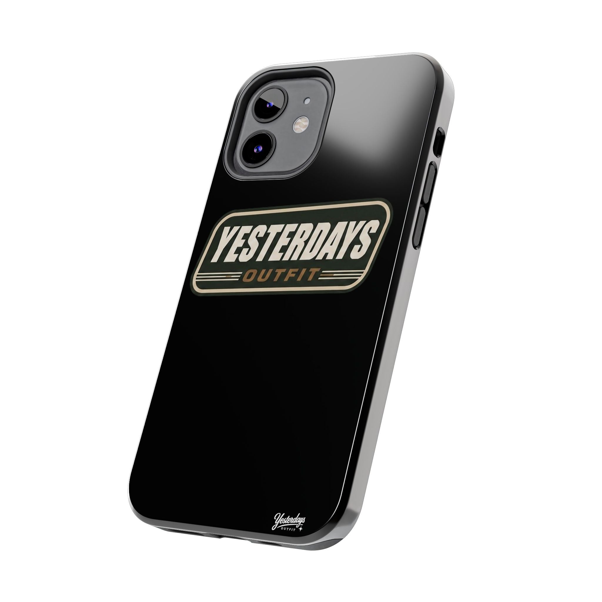 Yesterdays Outfit vintage logo Tough Phone Case | retro badge phone cover