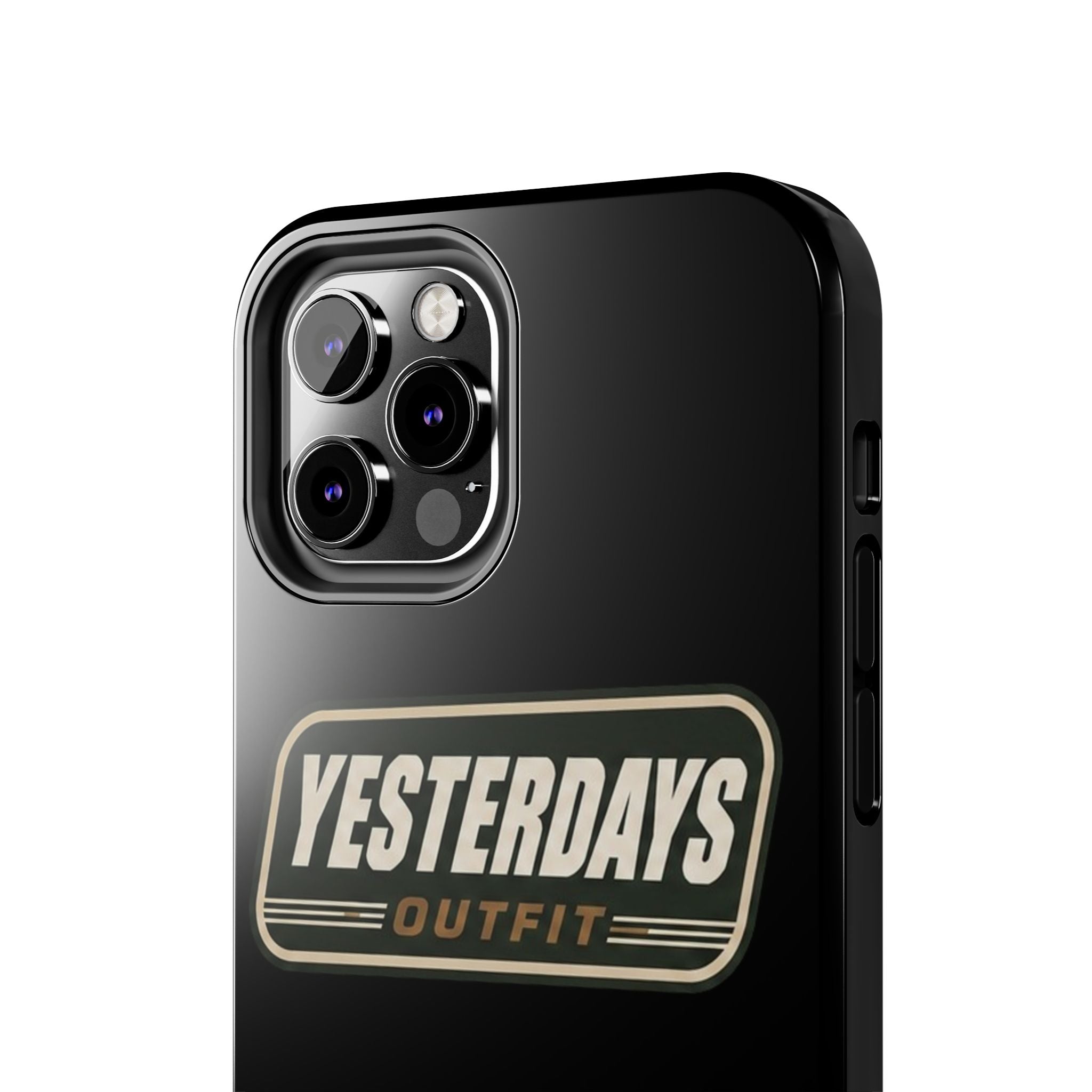 Yesterdays Outfit vintage logo Tough Phone Case | retro badge phone cover